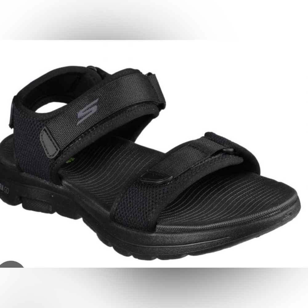Skechers Go Walk 5 [229003BBK] Men Sandals Shoes Black Size 8